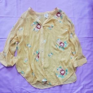 Fig and Flower, 2x, Yellow